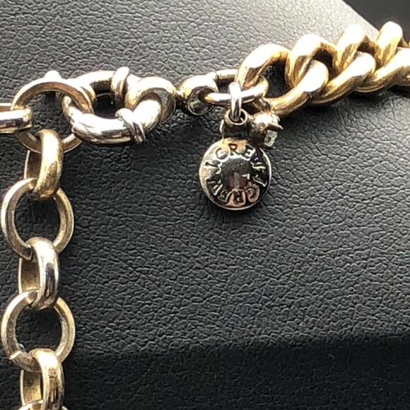 J.Crew 90s Vintage Bib Necklace 20" Ivory Marquise Cut Cabochons and Crystals - Picture 6 of 8